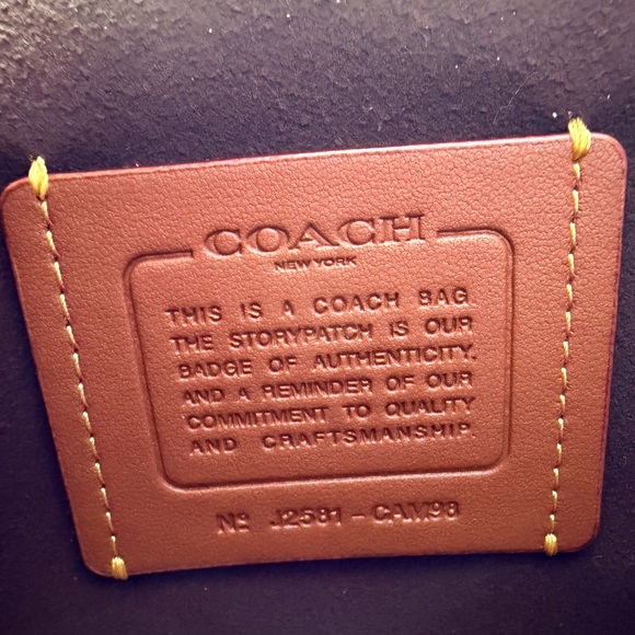SOLD!! COACH Soft Tabby in Maple - Picture 9 of 10